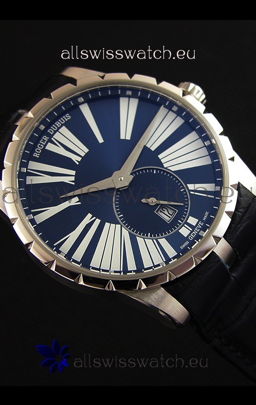 Roger Dubuis Excalibur RDDBEX0378 Steel Blue Replica 6