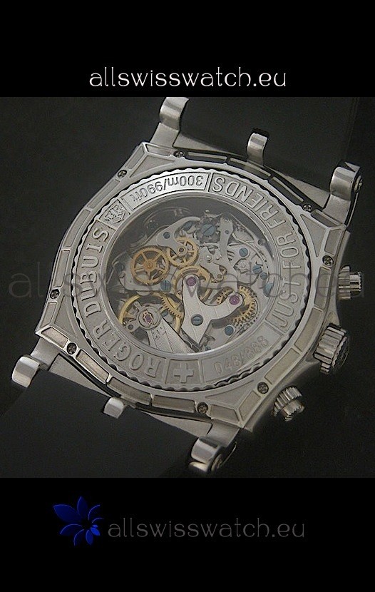 IMG_9081 Roger Dubuis Lemania Easy Diver in Black Dial Replica 6