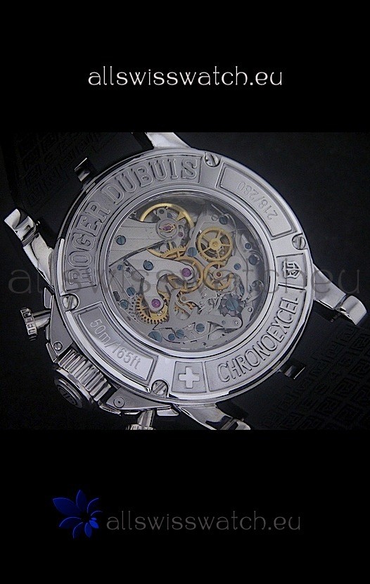 Roger Dubius Excalibur Chronoexcel in White Dial Replica 6