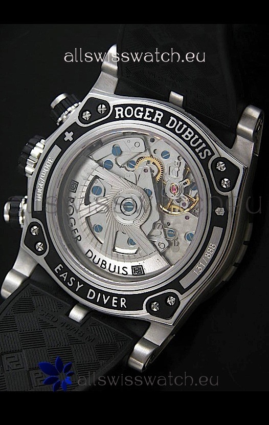 IMG_9081 Roger Dubuis EasyDiver in Black Dial - Ultimate Mirror Replica 6