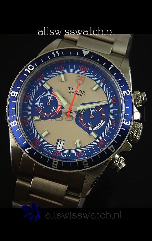 IMG_9081 Tudor Heritage Chrono Blue 1:1 Mirror REF# 70330B Replica 6