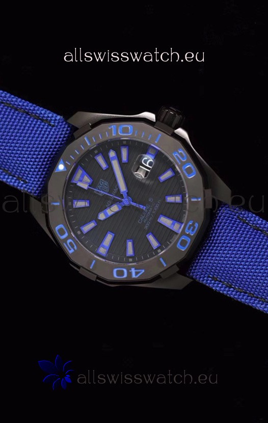 IMG_9081 Tag Heuer Aquaracer Calibre 5 Ceramic Case 1:1 Mirror Replica 6