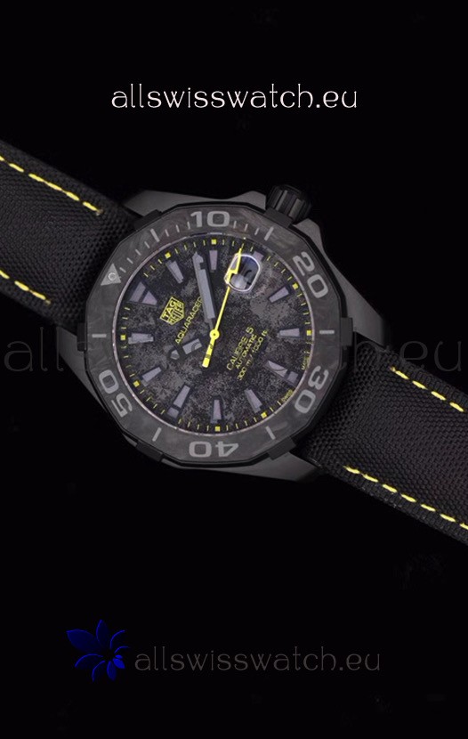 IMG_9081 Tag Heuer Aquaracer Calibre 5 Titanium Carbon 41MM 1:1 Mirror Replica 6
