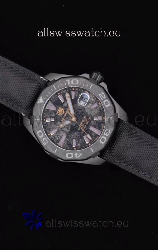 IMG_9081 Tag Heuer Aquaracer Calibre 5 Titanium Carbon 41MM 1:1 Mirror Replica 6