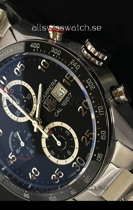 IMG_9081 Tag Heuer Carrera Calibre 1887 Ceramic Bezel 1:1 Ultimate Mirror Replica 6