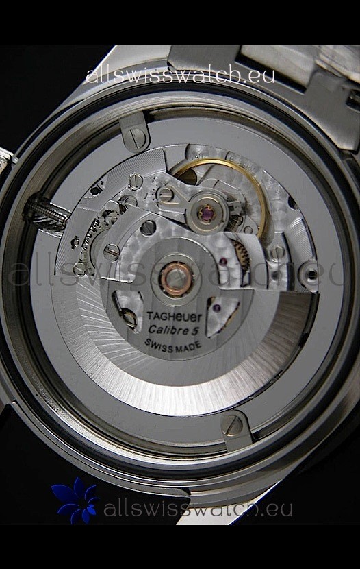 Tag Heuer Carrera Calibre 5 Black Dial Replica 6