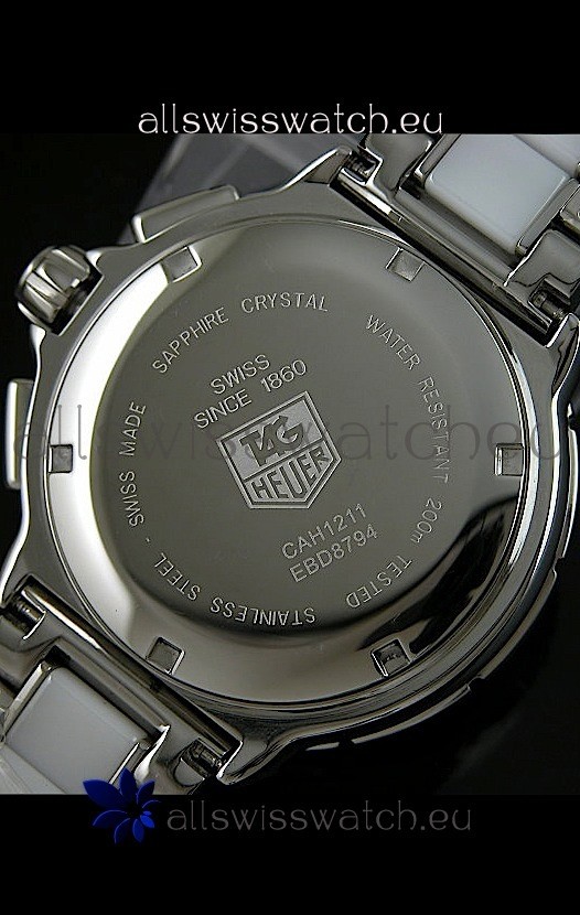 IMG_9081 Tag Heuer Formula 1 Chronograph Ceramic Ladies in Ceramic Bezel Replica 6