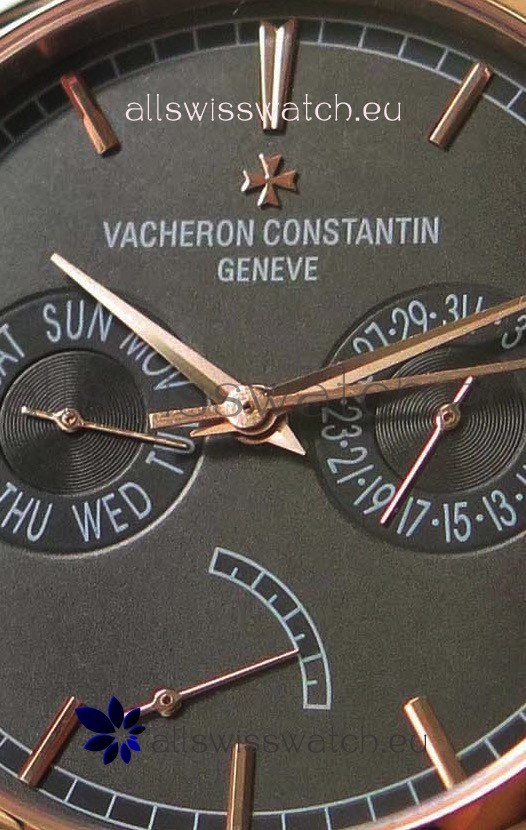 IMG_9081 Vacheron Constantin Traditionnelle Day Date Pink Gold Replica 6