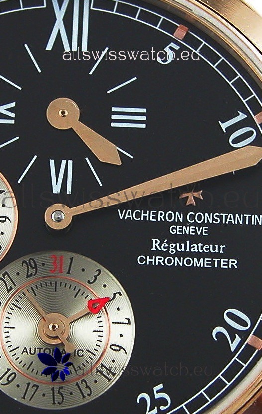 IMG_9081 Vacheron Constantin Malte Dual Time Regulator Pink Gold Replica 6