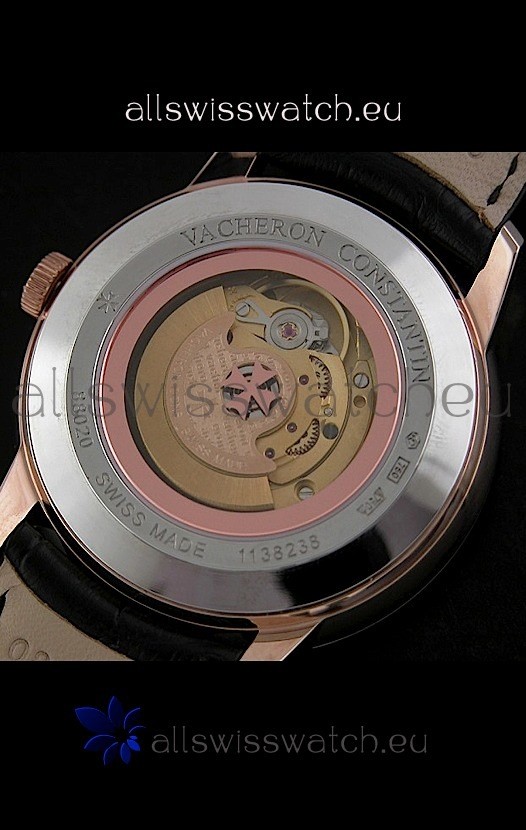 IMG_9081 Vacheron Constantin Geneve Automatic in Black Dial Replica 6