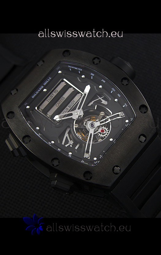 IMG_9081 Richard Mille RM069 Tourbillon Erotic PVD Case Replica 6