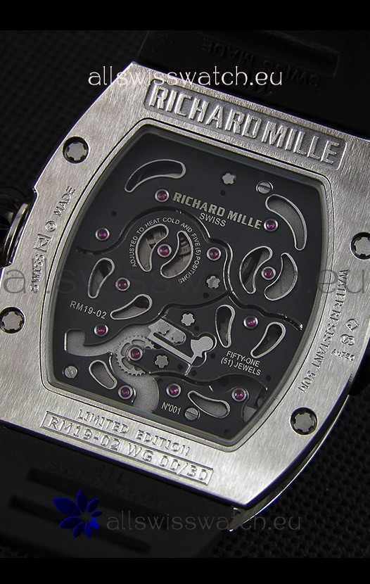 IMG_9081 Richard Mille 19-02 Tourbillon Fleurin Stainless Steel Replica 6