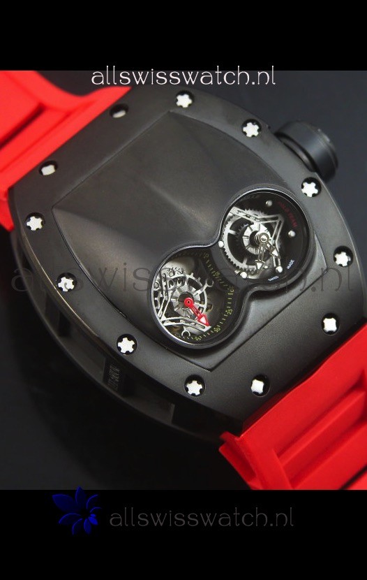 IMG_9081 Richard Mille RM053 Tourbillon Pablo Mac Donoughin PVD Case Replica 6