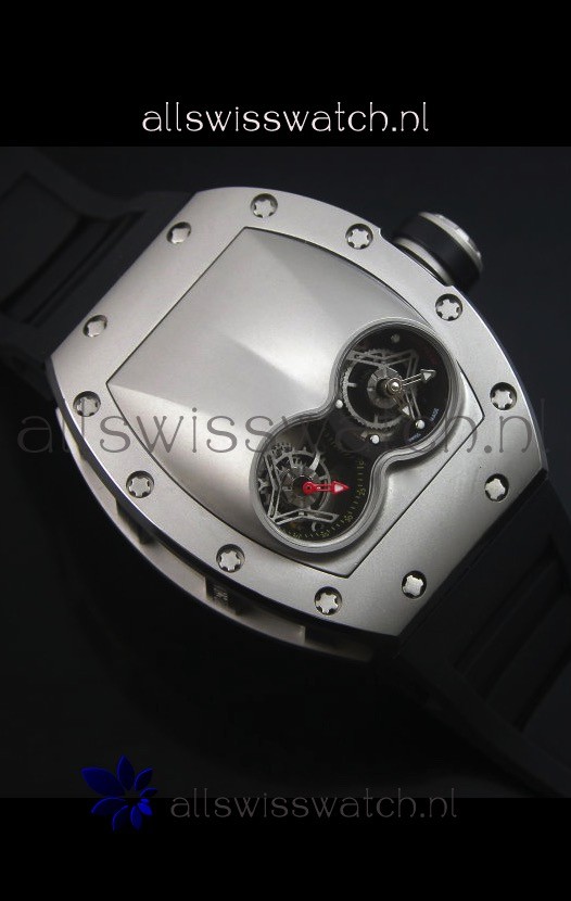 IMG_9081 Richard Mille RM053 Tourbillon Pablo Mac Donoughin Titanium Case Black Strap Replica 6