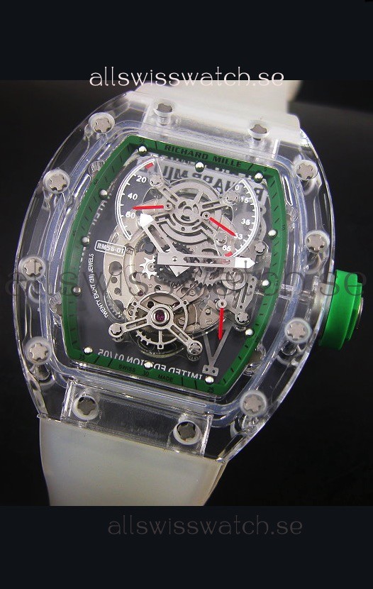IMG_9081 Richard Mille RM56-01 AN Saphir Green Edition Replica 6