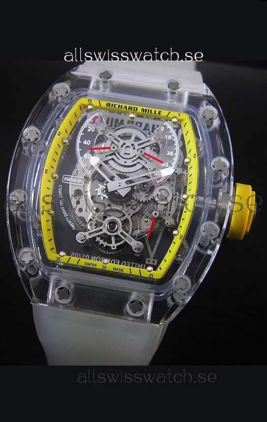 IMG_9081 Richard Mille RM56-01 AN Saphir Yellow Edition Replica 6