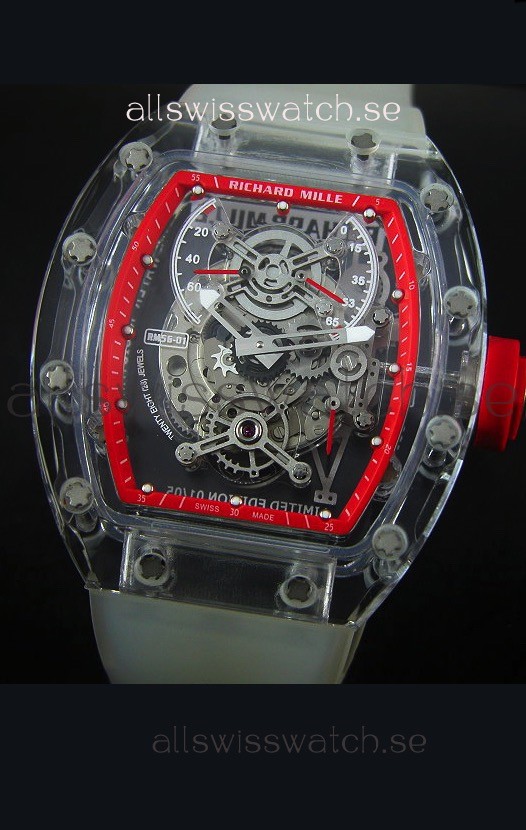 IMG_9081 Richard Mille RM56-01 AN Saphir Red Edition Replica 6