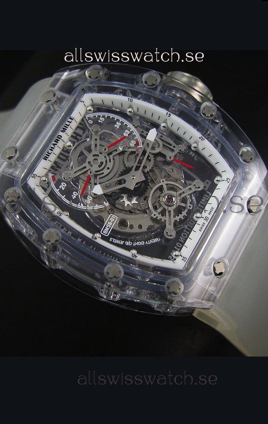 IMG_9081 Richard Mille RM56-01 AN Saphir White Edition Replica 6