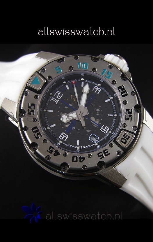 IMG_9081 Richard Mille RM028 Automatic Diver'sin White Replica 6