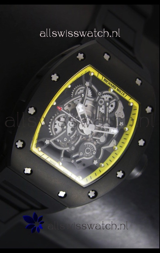 IMG_9081 Richard Mille RM055 Bubba Watsonin Yellow Indexes Replica 6