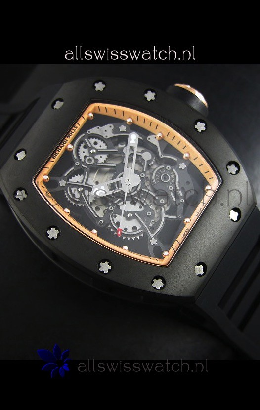 IMG_9081 Richard Mille RM055 Bubba Watsonin Golden Indexes Replica 6