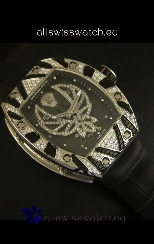 IMG_9081 Richard Mille RM051 Tourbillon in Leather Strap Replica 6