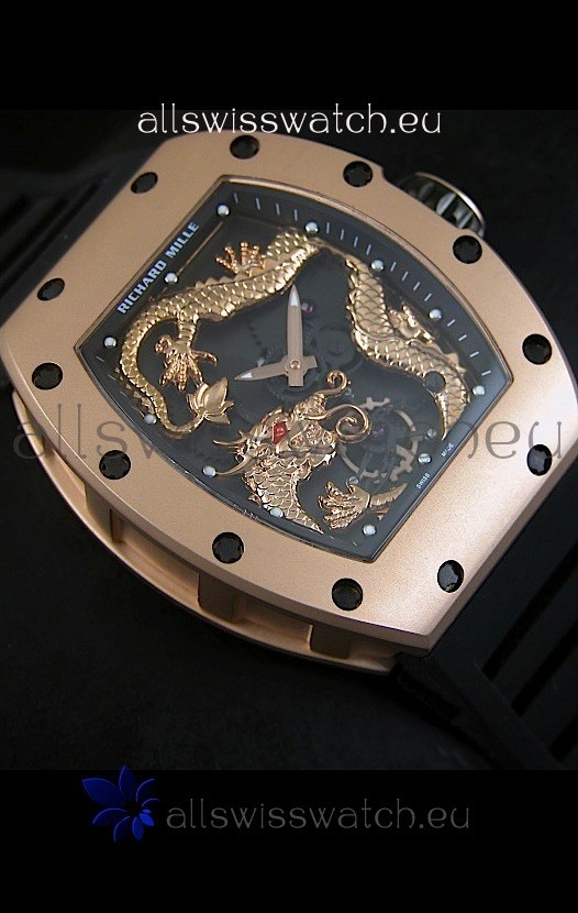 IMG_9081 Richard Mille RM057 Tourbillon Jackie Chanin Pink Gold Replica 6