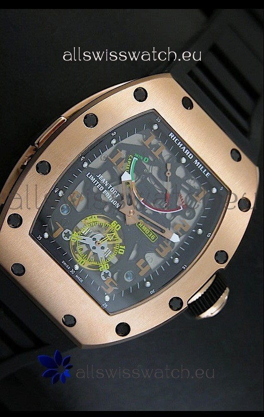 IMG_9081 Richard Mille RM002 Power Reserve Tourbillonin Pink Gold Case Replica 6