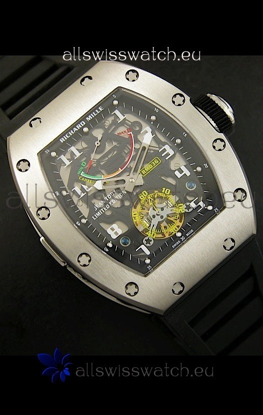 IMG_9081 Richard Mille RM002 Power Reserve Tourbillonin Steel Case Replica 6