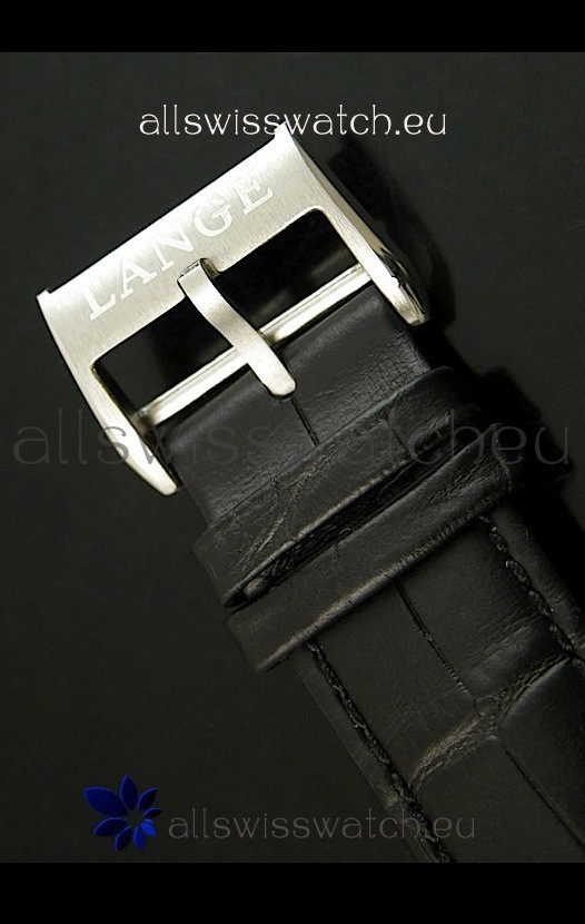 IMG_9081 Alange Sohne Dual Sub Dials Black Strap Replica 6