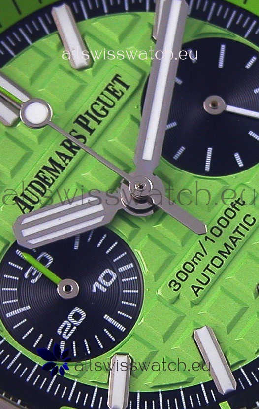 IMG_9081 Audemars Piguet Royal Oak Offshore Diver Chronograph Quartz in Green Replica 6