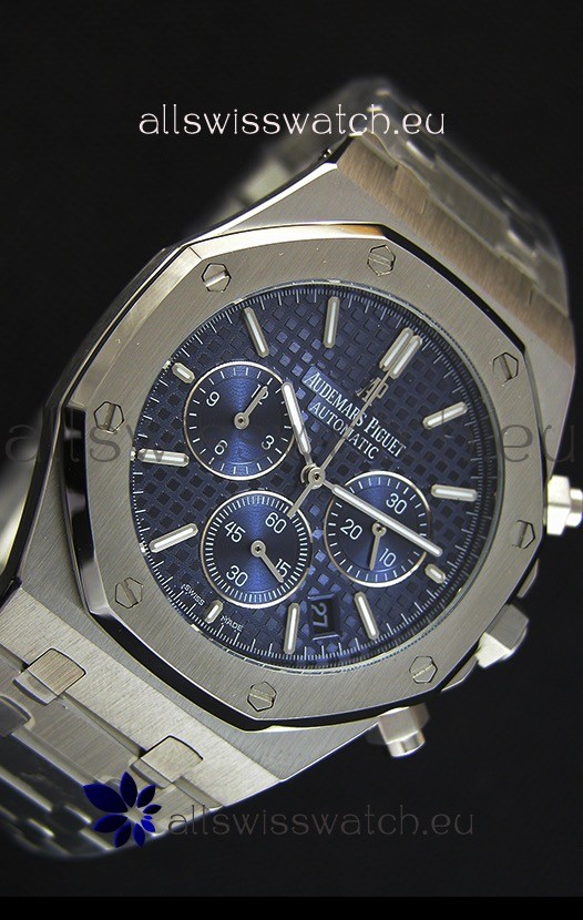 Audemars Piguet Royal Oak Chronograph Blue Dial Quartz - 41MM Replica 6