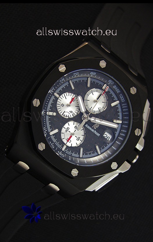 IMG_9081 Audemars Piguet Royal Oak Offshore Chronograph Quartz PVD Case Replica 6