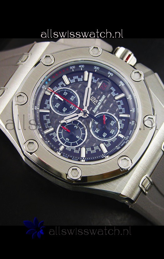 IMG_9081 Audemars Piguet Royal Oak Offshore Michael Schumacher Quartz Movement in Grey Replica 6