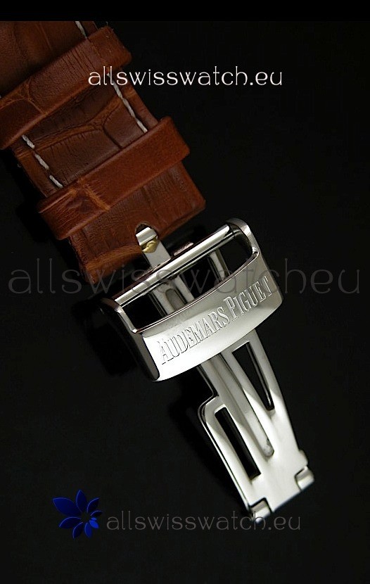 IMG_9081 Audemars Piguet Royal Oak Offshore Quartz with Diamonds Bezel Replica 6