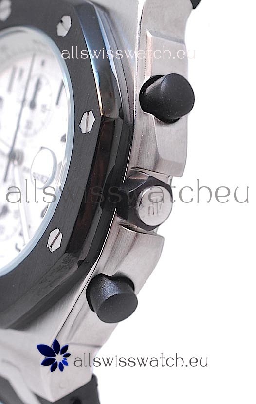 IMG_9081 Audemars Piguet Royal Oak Offshore Limited Edition Chronograph in Black Bezel Replica 6