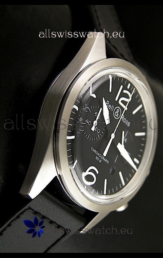IMG_9081 Bell and Ross BR126 Vintage Quartz in Steel Case Replica 6