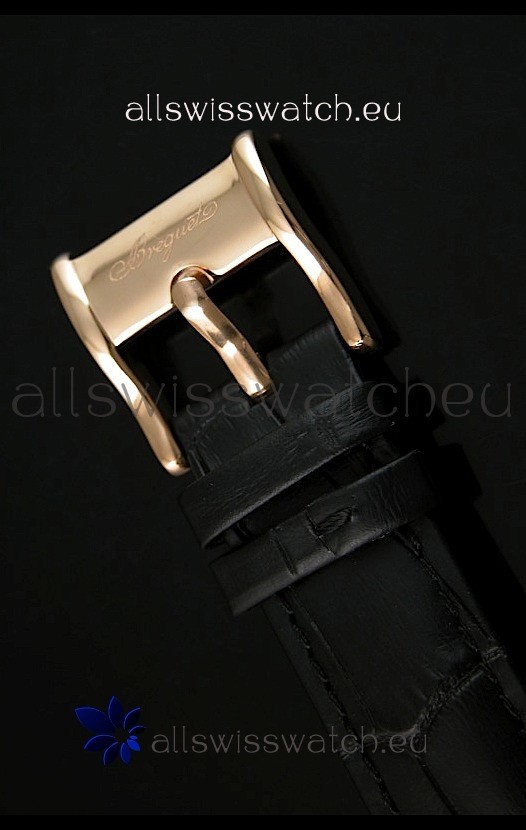 IMG_9081 Breguet Classique Automatic in Gold Skeleton Dial - Arabic Hour Numerals Replica 6