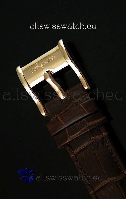 IMG_9081 Breguet Classique Automatic in Gold Skeleton Dial - Roman Hour Numerals Replica 6