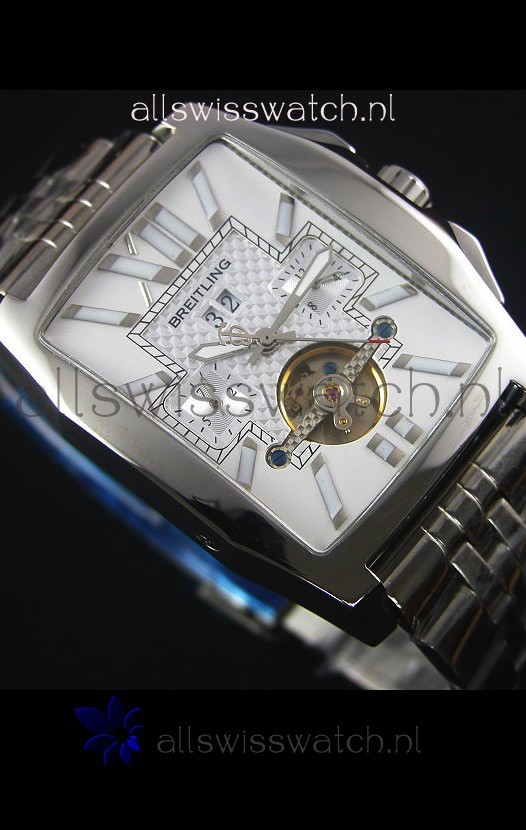 IMG_9081 Breitling For Bentley Flying B Chronograph in White Dial Replica 6
