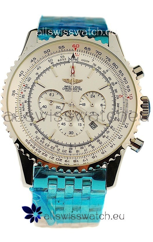 IMG_9081 Breitling Navitimer Chronometre in White Dial Replica 6