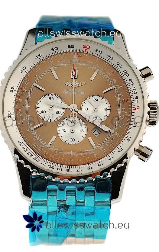 IMG_9081 Breitling Navitimer Chronometre in Brown Dial Replica 6