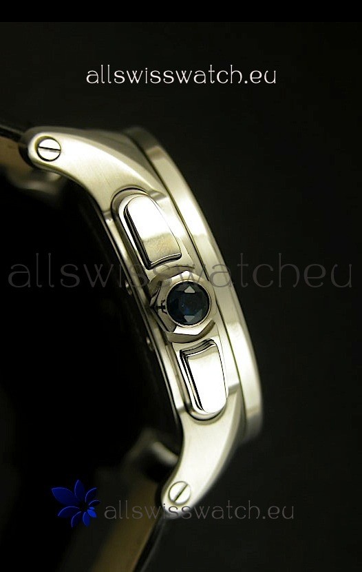 Calibre De Cartier Chronograph in Steel Replica 6