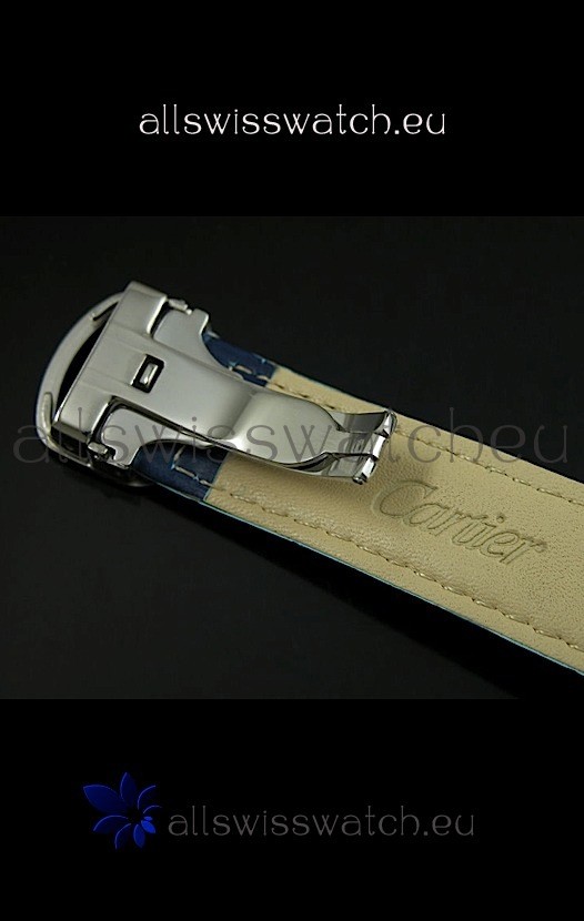 IMG_9081 Cartier Ronde de Tourbillon in Blue Strap Replica 6