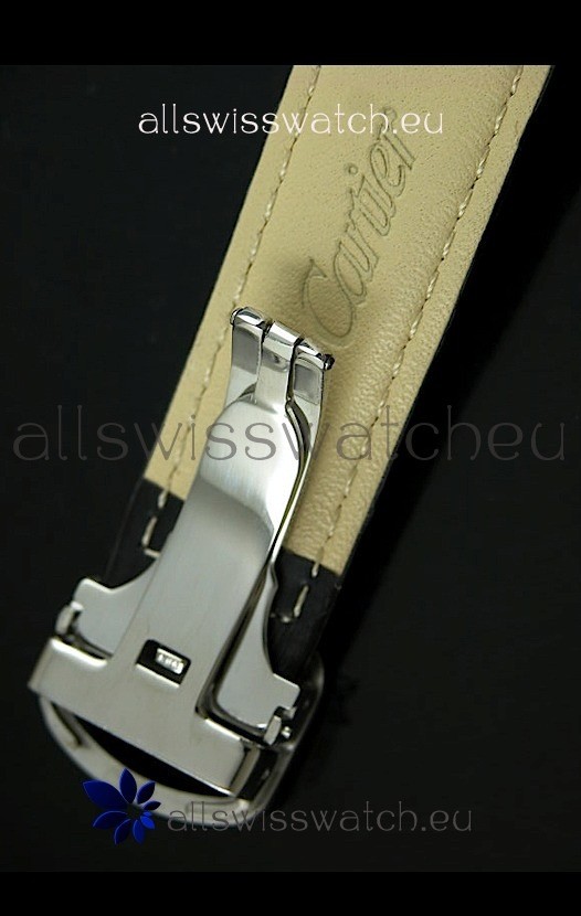IMG_9081 Cartier Ronde de Tourbillon Diamond in Black Dial Replica 6
