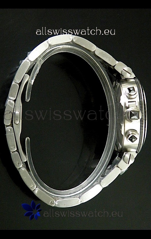 Cartier Pasha De Seatimer Quartz in Black Dial Replica 6