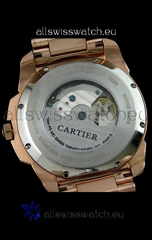 IMG_9081 Calibre De Cartier Automatic in Rose Gold Replica 6