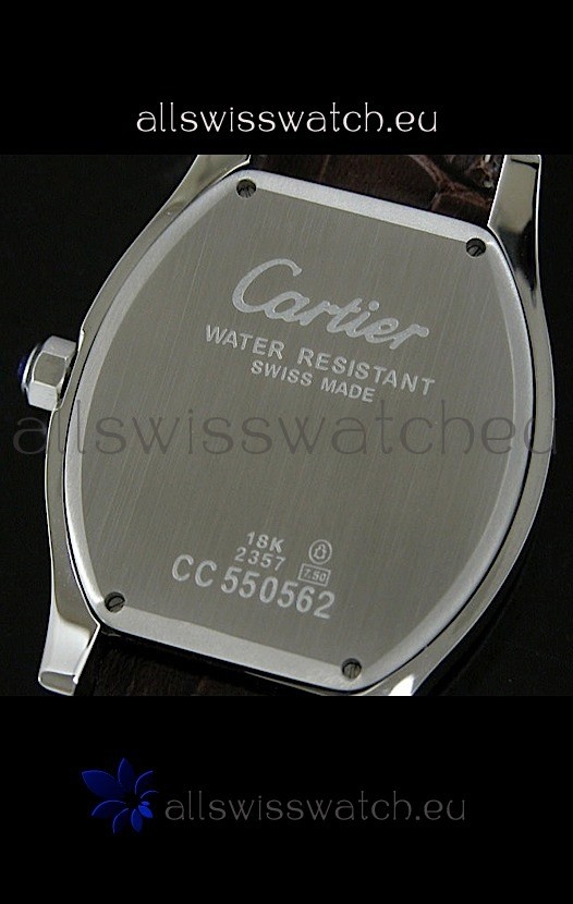 IMG_9081 Cartier Tortue in Brown Strap Replica 6