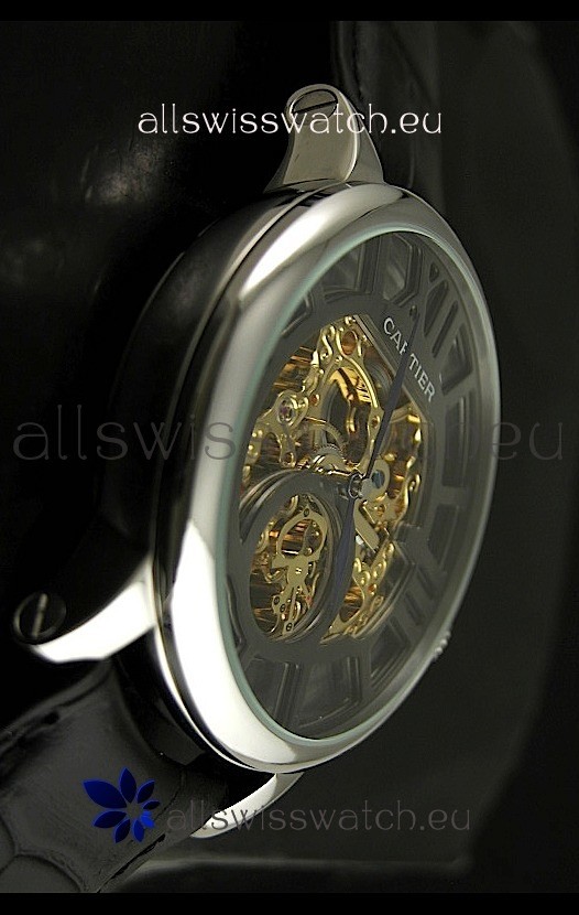 IMG_9081 Cartier Ronde de in Skelton Grey & Gold Dial Replica 6