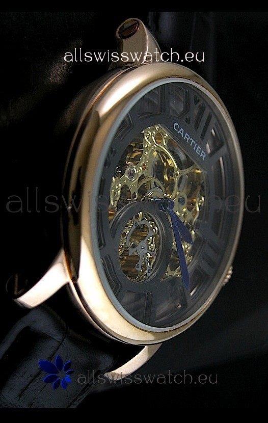 IMG_9081 Cartier Ronde de in Skelton Gold Dial Replica 6